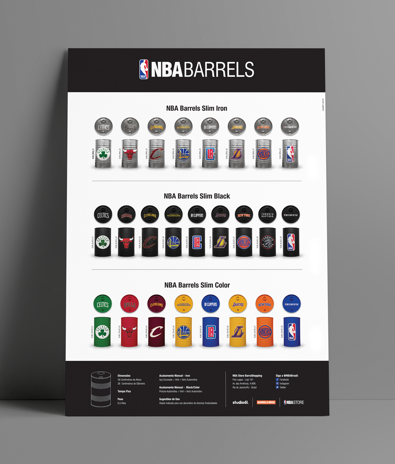 NBA Barrels by Studio61